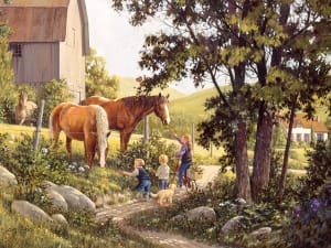 Summer Horses Summer By Cobble Hill
