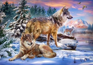 Wolfish Wonderland Winter By Castorland