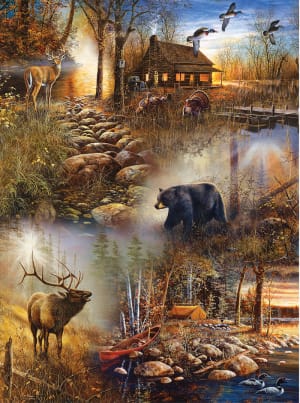 Forest Collage Sunrise & Sunset By SunsOut