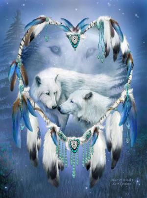 Heart of a Wolf Native American Jigsaw Puzzle By SunsOut