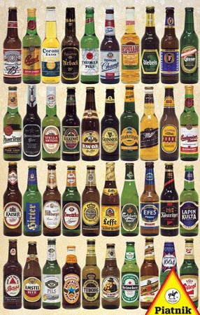 Beer Bottles Drinks & Adult Beverage By Piatnik