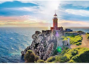 The Melagavi Lighthouse, Greece Beach & Ocean By Trefl