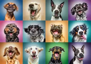 Funny Dog Portraits Dogs By Trefl