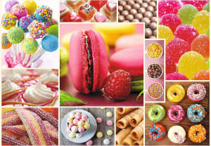 Candy - Collage Dessert & Sweets By Trefl