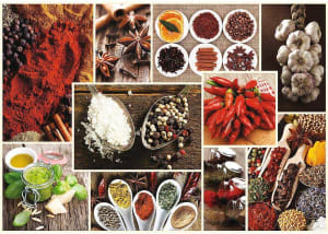 Spices - Collage Collage By Trefl