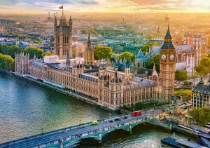 Cityscape: Palace of Westminster, London, England London & United Kingdom By Trefl