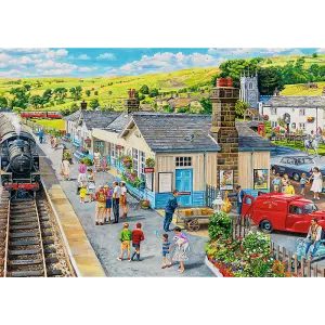 Premium Plus The Village Station Nostalgic & Retro By Trefl
