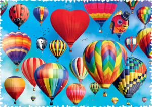 Colourful Balloons - Scratch and Dent Hot Air Balloon By Trefl