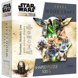 Star Wars - The Mysterious Grogu Woodcraft  Star Wars By Trefl
