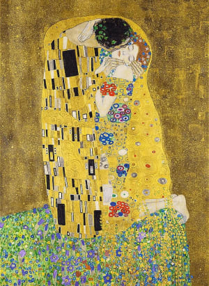 Kiss - Gustav Klimt Contemporary & Modern Art By Trefl