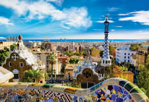 Park G&uuml;ell, Barcelona, Spain Spain By Trefl