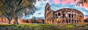 Colosseum At Dawn Sunrise & Sunset By Trefl