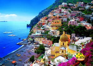 Positano, Italy Beach & Ocean By Trefl