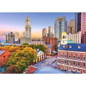 Cities Boston Nathaniel Hall United States By Trefl