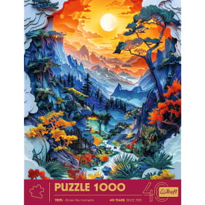 Trefl Red 40th Anniversary Valley 1000 Piece Paper Art Puzzle Landscape By Trefl