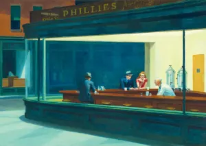 Nighthawks Contemporary & Modern Art By Trefl