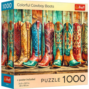 Trefl Red Colorful Cowboy Boots Western By Trefl