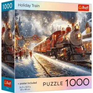 Trefl Red Holiday Train Christmas By Trefl