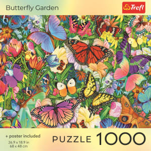 Red Butterfly Garden  Flower & Garden By Trefl