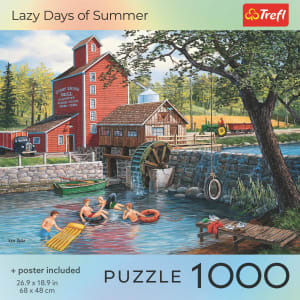 Red Lazy Days of Summer  Nostalgic & Retro By Trefl