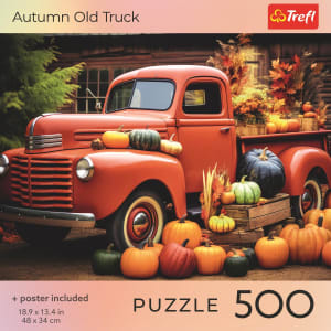 Trefl Red Autumn Old Truck Nostalgic & Retro By Trefl
