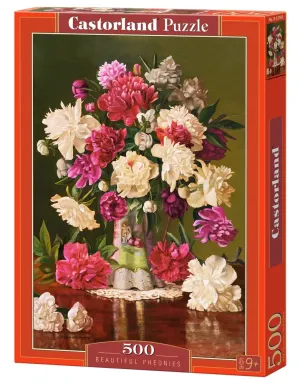 Beautiful Pheonies Flower & Garden By Castorland