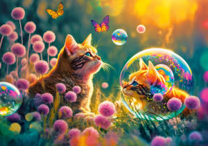 Magical Morning Cats By Castorland