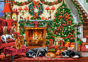 Cozy Fireplace Christmas By Castorland