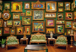 Art Gallery Around the House By Castorland