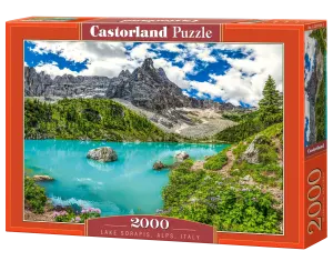 Lake Sorapis, Alps, Italy Italy By Castorland