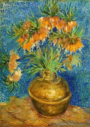 Van Gogh: Fritillaries in a Copper Vase Flower & Garden By Enjoy