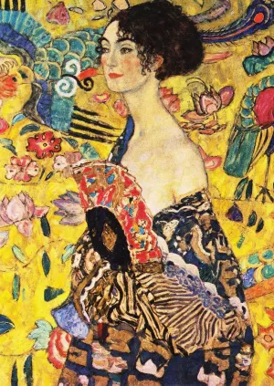 Klimt: Lady with a Fan Contemporary & Modern Art By Enjoy