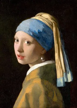 Vermeer: Girl with a Pearl Earring Fine Art By Enjoy