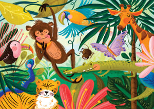 In the Jungle Jungle Animals By Enjoy