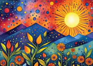 Sunset Rain Sunrise & Sunset By Enjoy