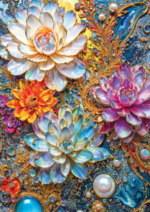 Pearlescent Waterlilies Flower & Garden By Enjoy