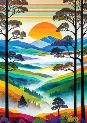 Hilltops Breeze Landscape By Enjoy