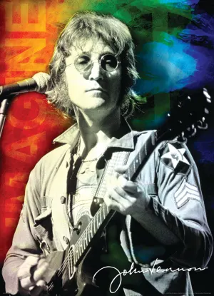 John Lennon Portrait Music By Eurographics