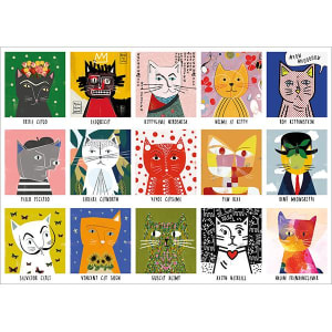 Art Cats Collage By Happily