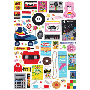 In the 80's Collage By Happily