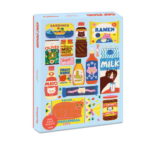 Cat Food Collage By Happily