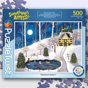 Woodland Skaters - Something's Amiss! Cabin & Cottage By PuzzleTwist
