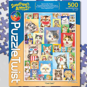 Cool Cats - Something's Amiss! Collage By PuzzleTwist
