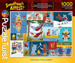 Adventures of Paul and Babe - Something's Amiss! Pop Culture Cartoon By PuzzleTwist