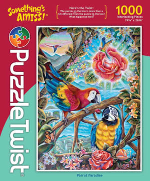 Parrot Paradise - Something's Amiss! Birds By PuzzleTwist