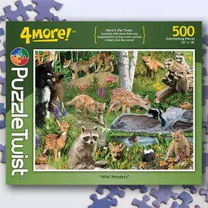 Wild Wonders - 4 More! Forest Animal By PuzzleTwist