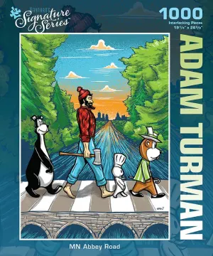 Sigature Series - MN Abbey Road Cartoon By PuzzleTwist