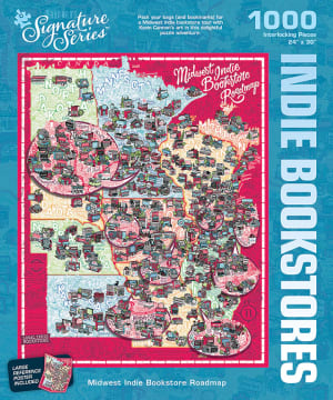Midwest Indie Bookstore Roadmap - Signature Series Books & Reading By PuzzleTwist
