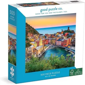 Sunset at Cinque Terre Italy By Good Puzzle Co