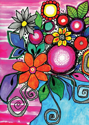 Blooming Summer Bouquet Flower & Garden By GoodWay Puzzles